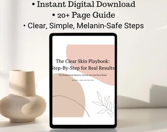 Acne Management: Journal Printable, Skincare Routine PDF, Clear Skin ...