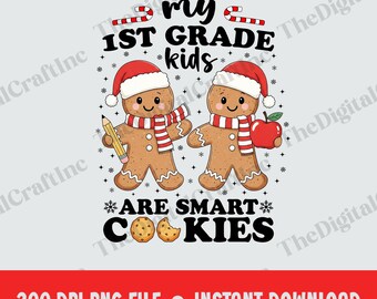 Meine Kinder in der 1. Klasse sind intelligente Kekse Png, Weihnachtslebkuchen Png, Lehrer in der 1