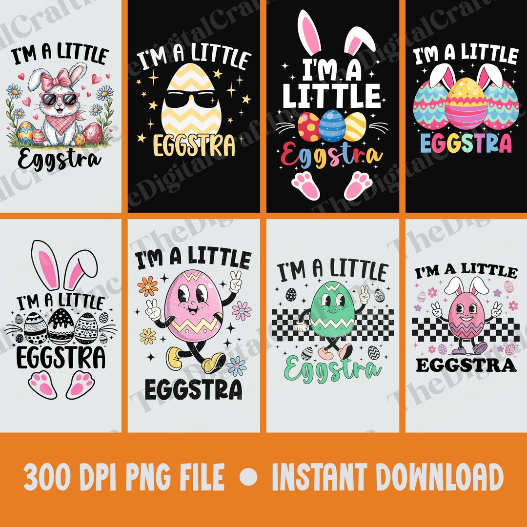 I'm A Little Eggstra Png, Cute Kids Easter Bunny Png, Family Easter ...