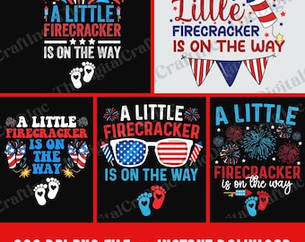 Un petit pétard est sur le chemin PNG, faire-part de grossesse du 4 juillet, conception patriotique pour être maman, sublimation, sexe révélateur png