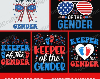 Gardien du sexe, 4 juillet PNG, Révélation patriotique du genre, faire-part de bébé fête de l'indépendance PNG, future famille tenues assorties