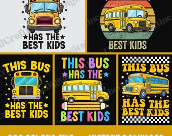 Ce bus a les meilleurs enfants PNG, Cadeaux de remerciement pour les chauffeurs de bus de la rentrée scolaire, Sublimation du personnel des transports scolaires, La vie des chauffeurs de bus Png
