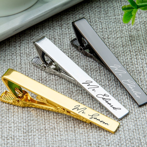 Engraved Tie Bar Etsy