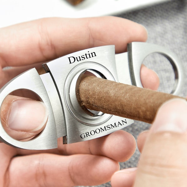 Personalized Cigar Cutter Etsy