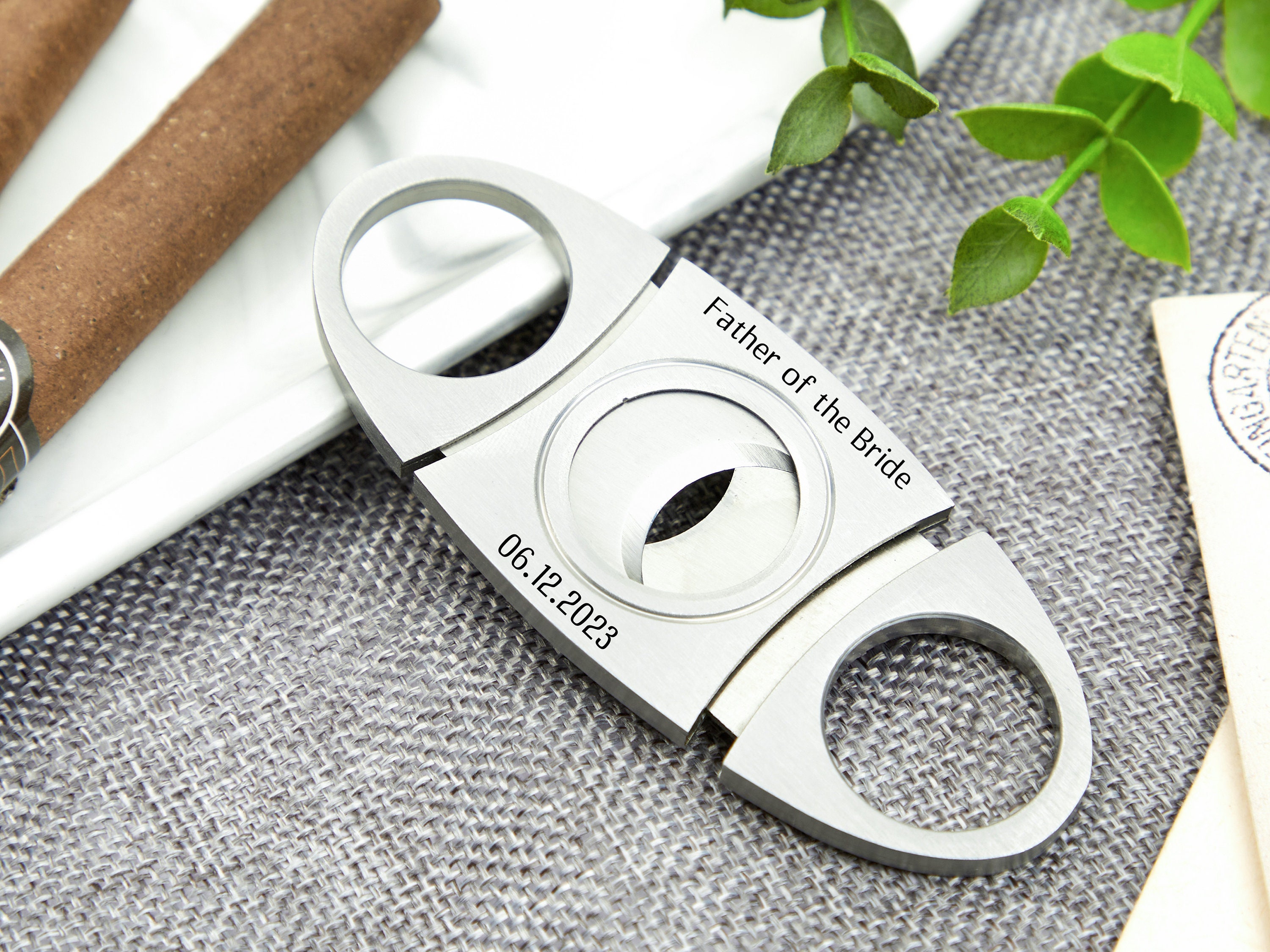 Custom Cigar Cutterpersonalized Cigar Cutterengraved Etsy