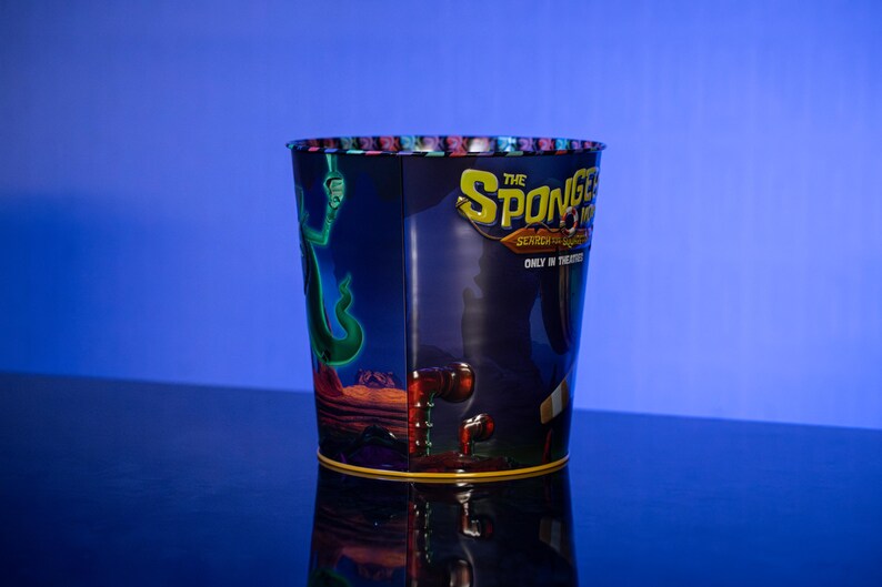Spongebob Movie Popcorn Tin Buckets - Etsy Canada