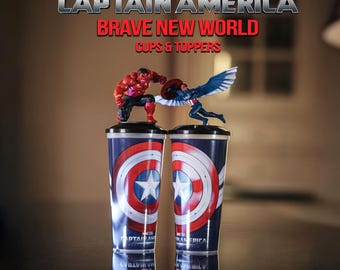 Captain America Cups & Toppers