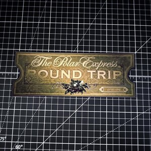 Polar Express Golden Tickets [Med möjlighet till personlig presentation] bild 6