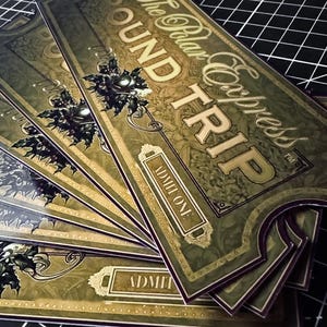 Billets Polar Express Golden [avec option de personnalisation]