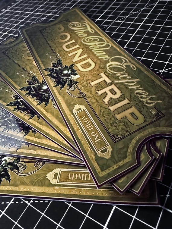 Polar Express Golden Tickets [With Personalisation Option]