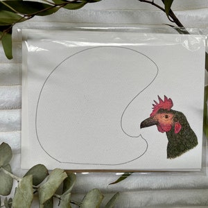 Chicken Greeting Card (Blank)