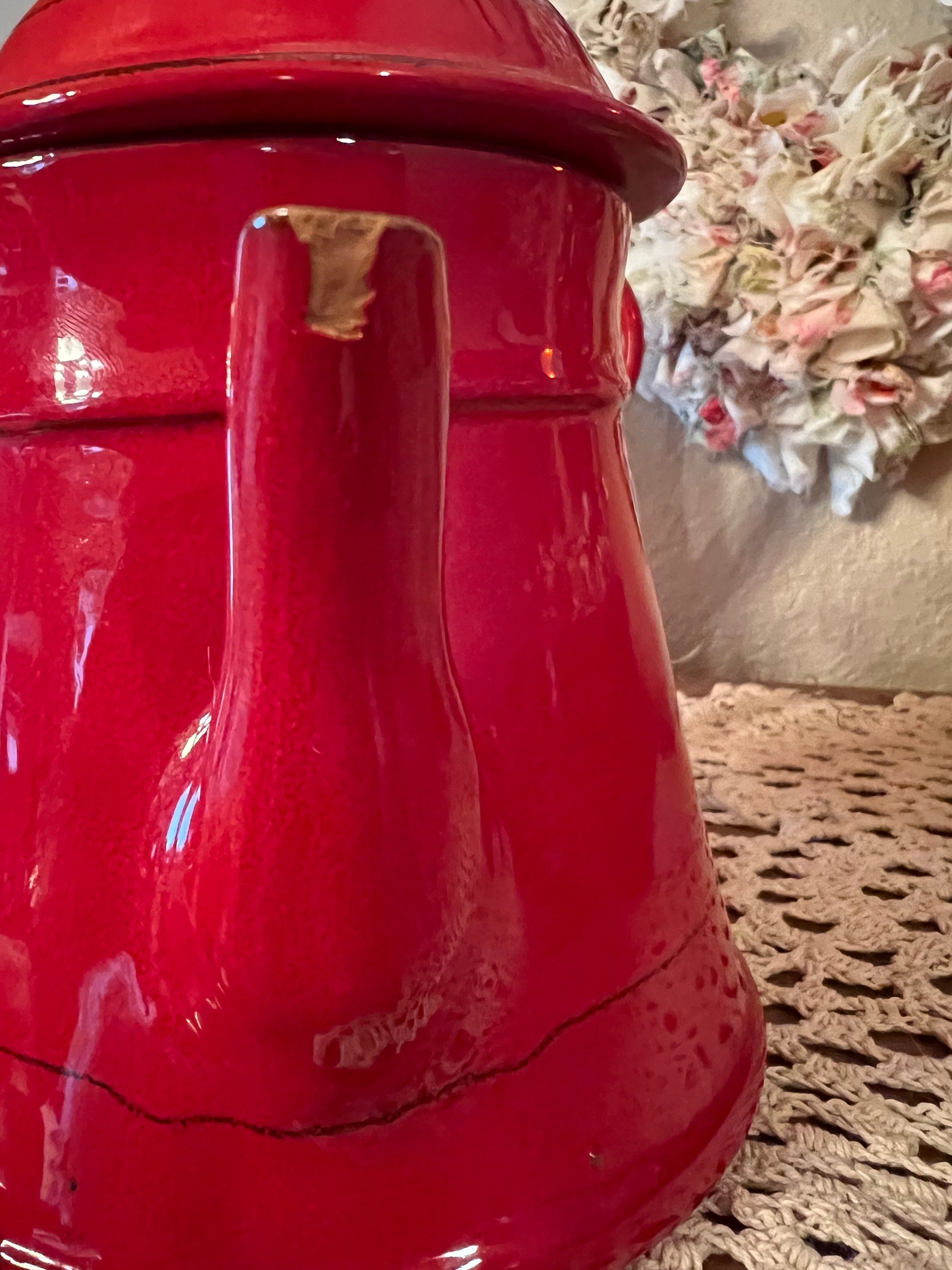 Mamma Ro Italian Pottery Red Tea Pots Earthenware Handmade Etsy