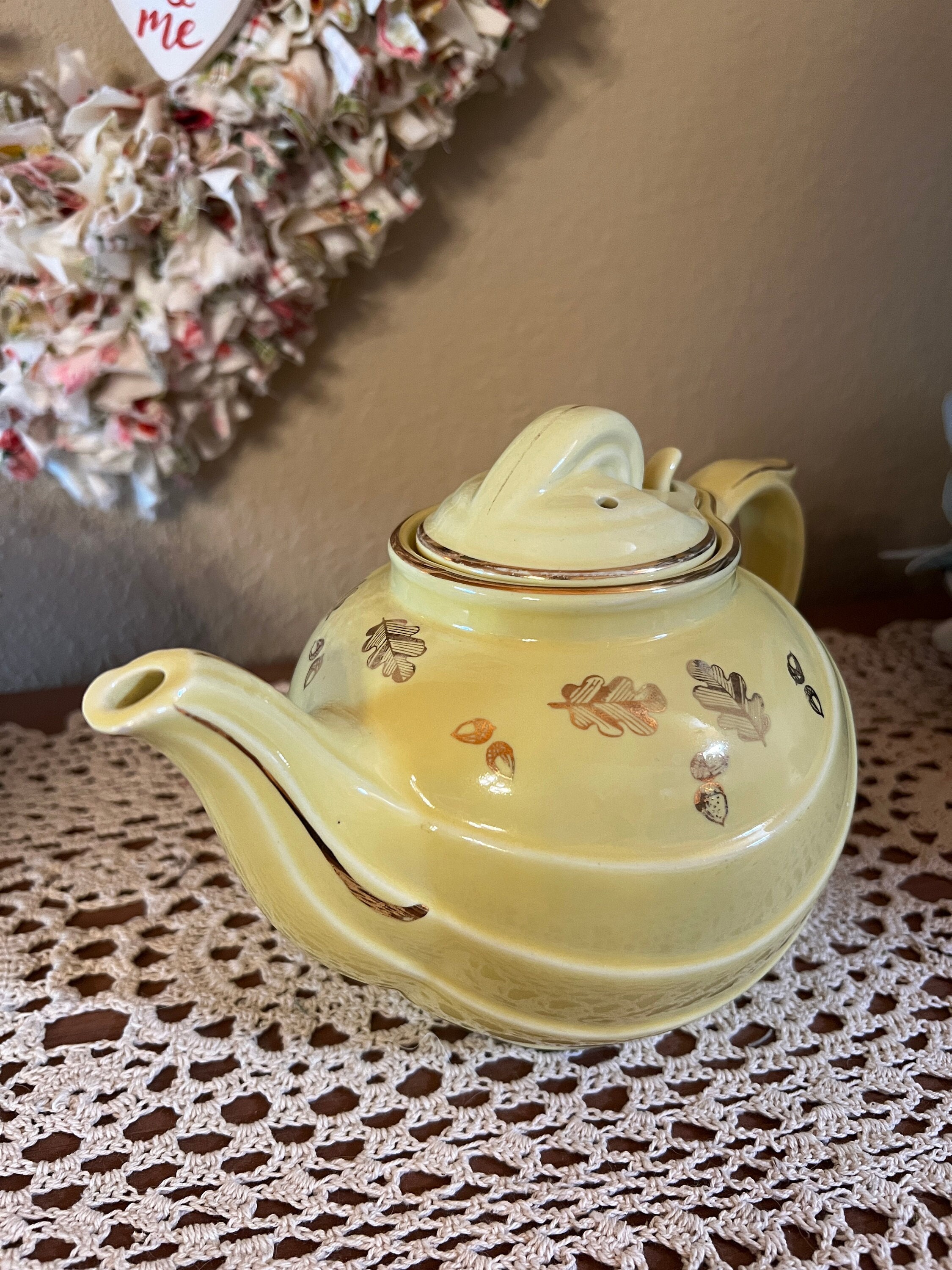 Moto Yellow Iron Teapot - Acorn and Oak Apothecary