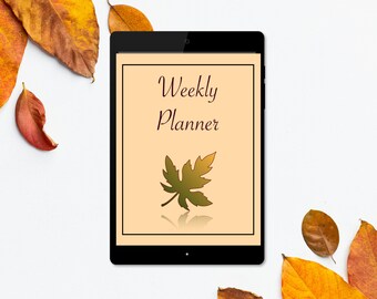 Fall Weekly Planner