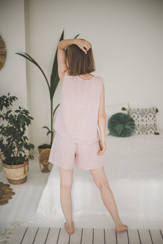 Organic outlet linen pyjamas