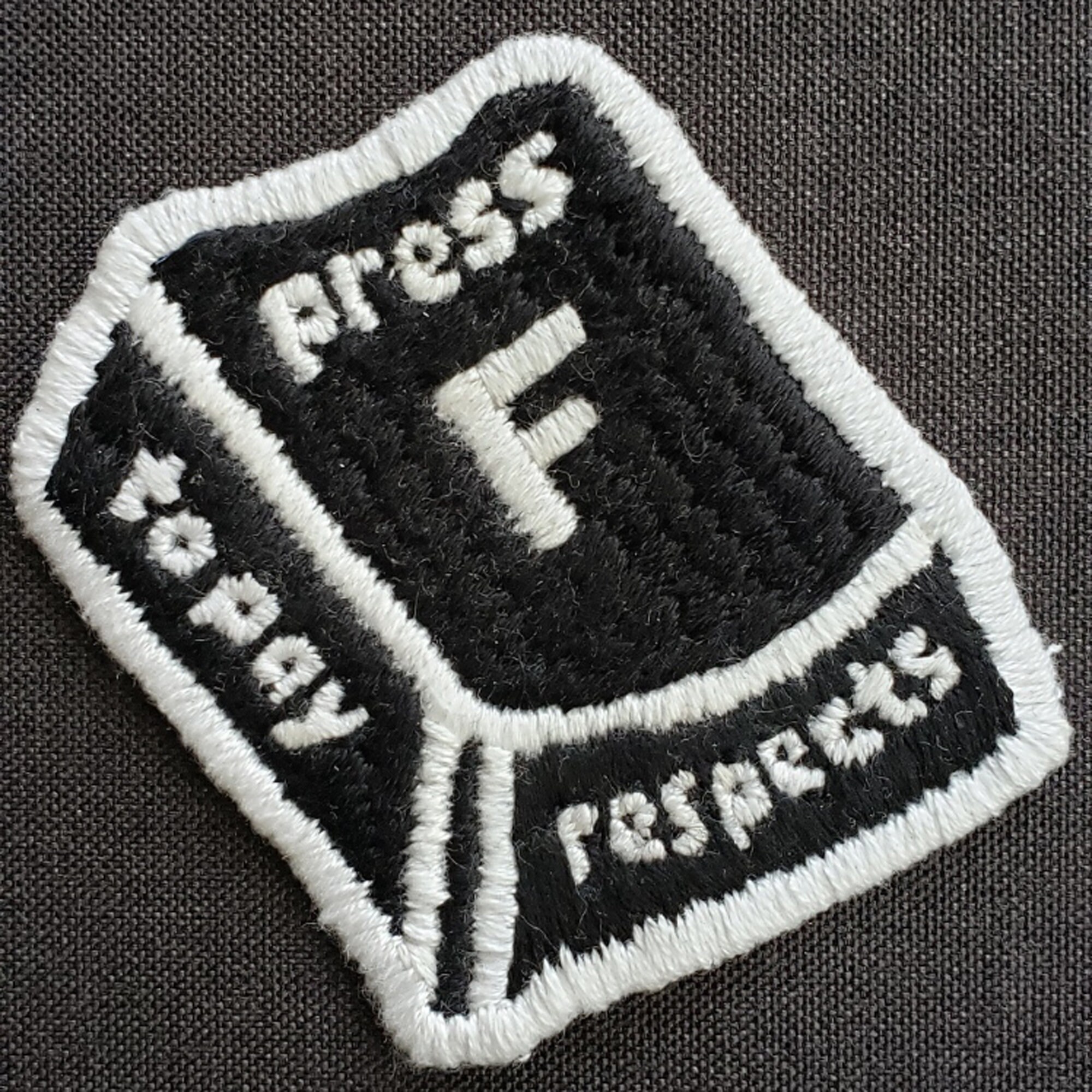 Press F to pay respect Patch + Sticker – PatchPanel