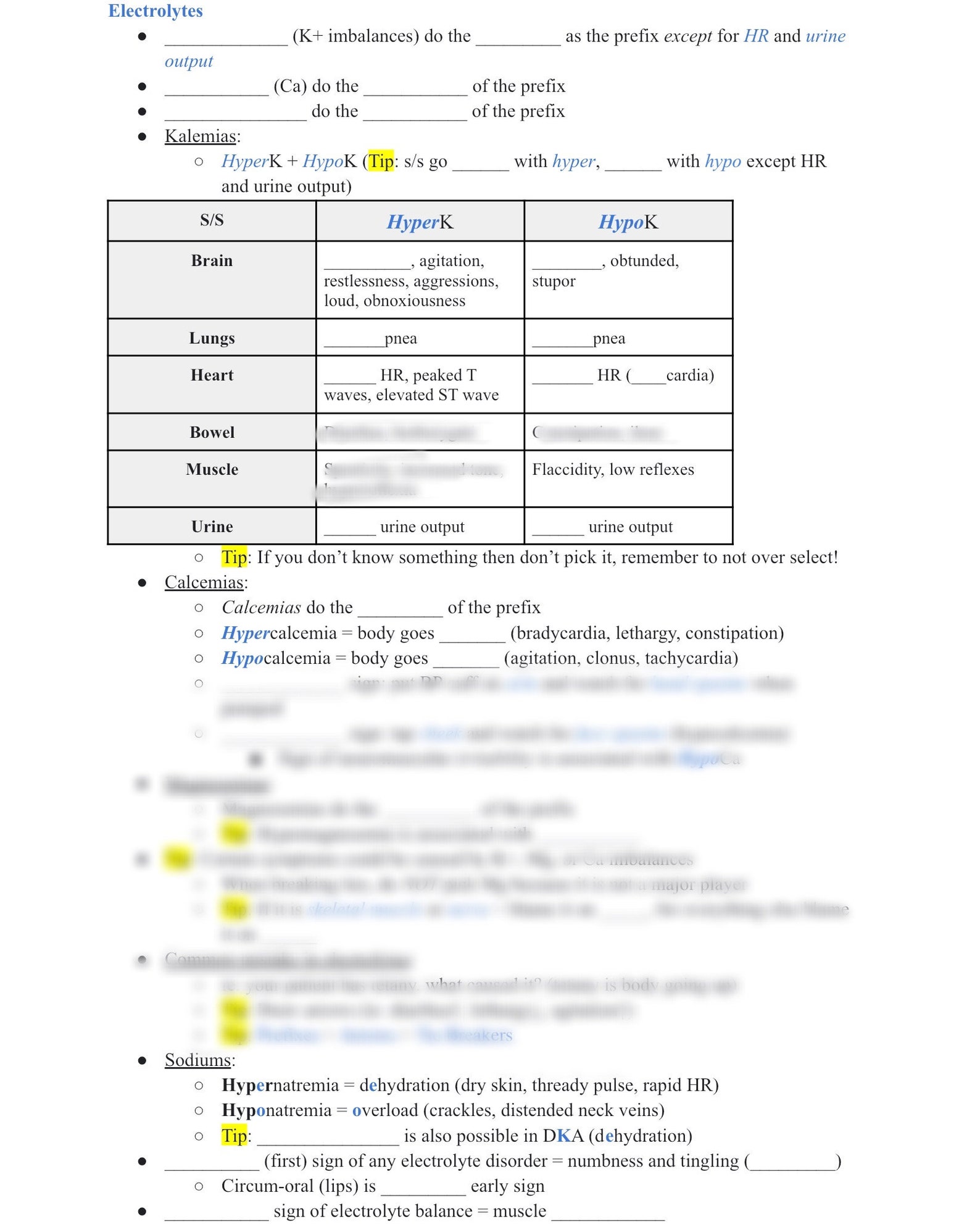 Fill in the Blank/follow Along Mark K Lecture Notes | Nursing/nclex - Etsy