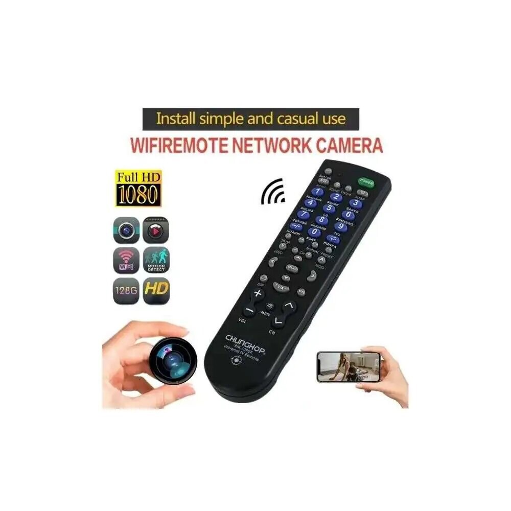 Universal Remote Control Spy Camera 4k Wifi With Access to Etsy