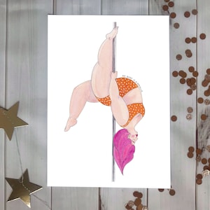 Poledance Art Print - "Miraculous"