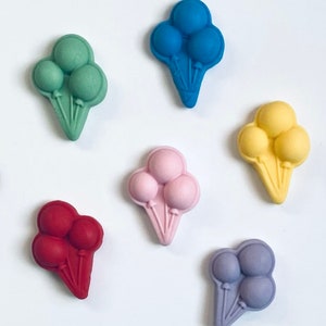 12pc. Fondant Balloons cake topper/ cake decoration/ cupcakes topper/ birthday party cake topper/ edible fondant toppers