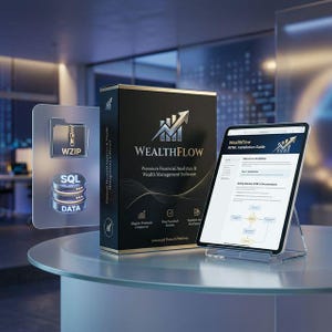 WealthFlow - Tracker per la gestione delle finanze personali: dashboard di budget moderna, script SaaS con modalità scura (applicazione Laravel PHP)