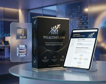 WealthFlow Personal Finance Tracker – Modern Budget Dashboard, Dark Mode SaaS Script (Laravel PHP App)