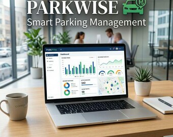 ParkWise Smart Parking Management Software: RFID, Barcode, Analytics Dashboard (PHP Script)