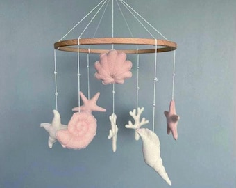 Ocean Baby Mobile Sea World Cot Mobile Ocean Nursery Crib Sea Creatures and Sea Animals Nautical Baby Shower Gift Marine Cot Mobile