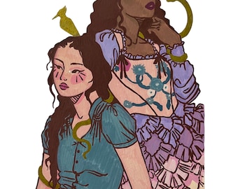 Katniss and Lucy Gray Digital Download