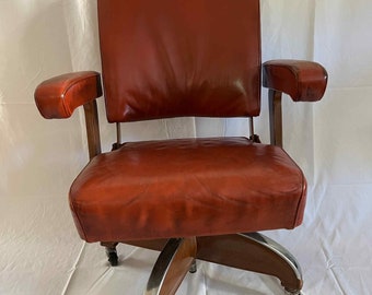 Domore DO/MORE Machine Age Industrial Office Chair 1950s Art Deco Raymond Loewy