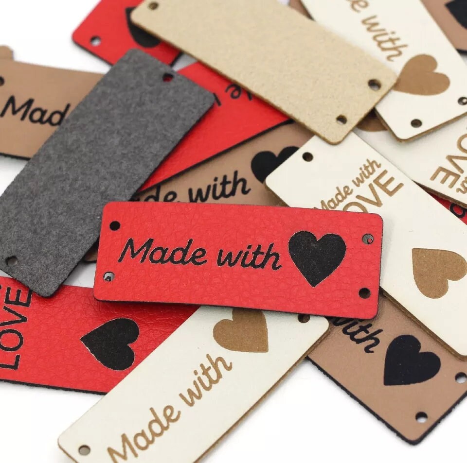Sewing Fabric Tags, Personalized for Handmade Items or Clothing Sew on  Cloth Labels organic Cotton 