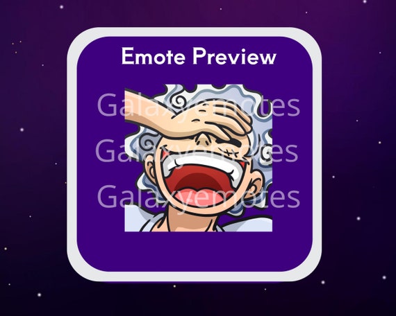 HD Gear 5 Luffy Emote | Twitch, YouTube, Discord, etc.|