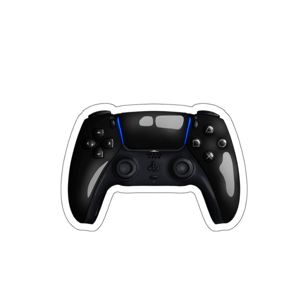 Sticker Black Playstation 5 Controller Gaming - Etsy
