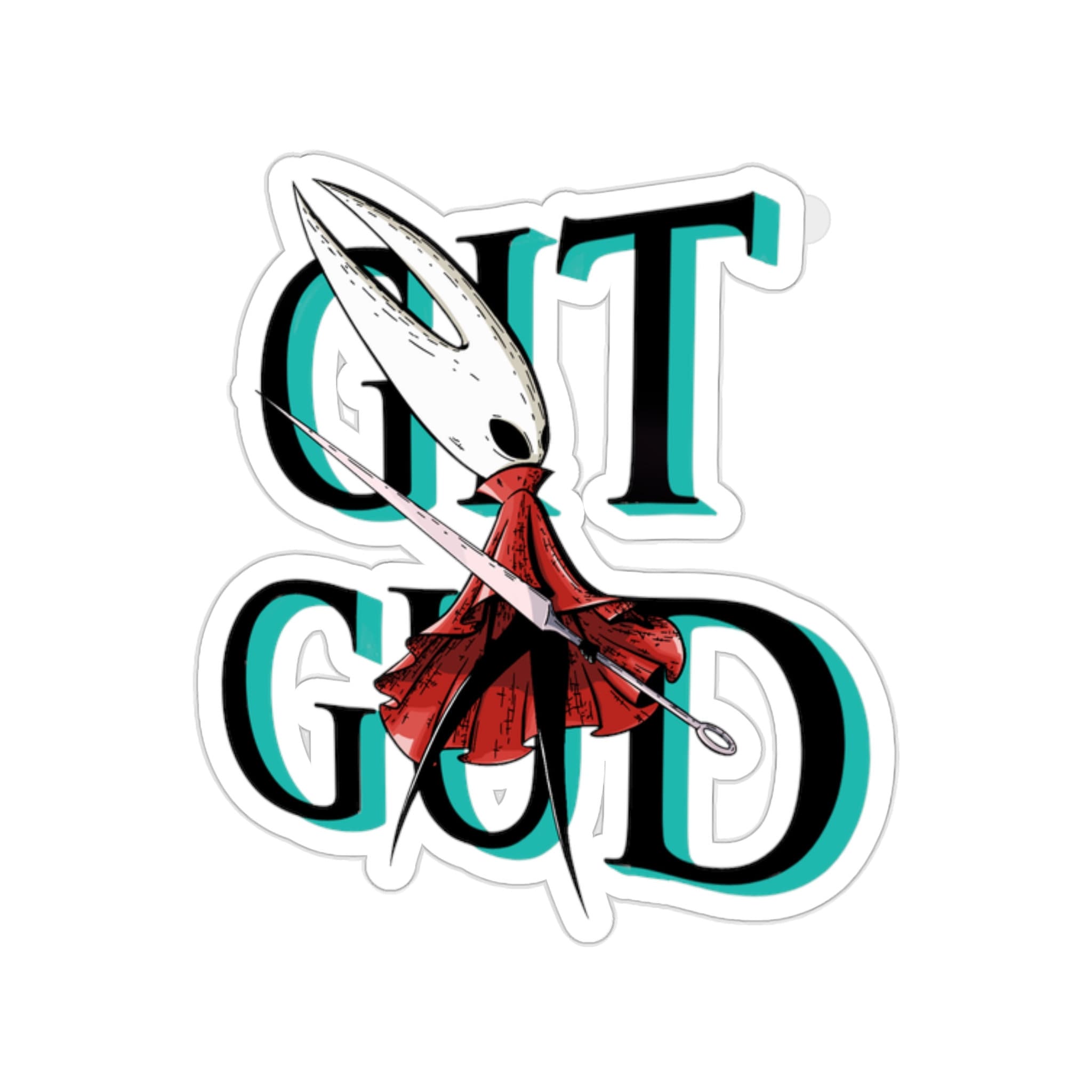 Hornet Git Gud Hollow Knight Sticker 
