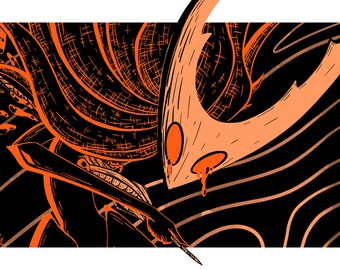 Hollow Knight Infected Vessel Art Matte Print - Etsy