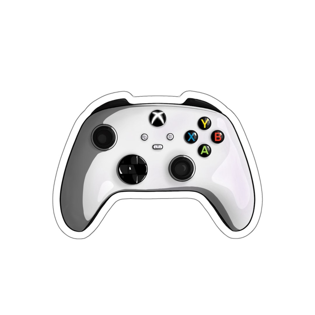 Xbox Controller Sticker Layout Sticker White Xbox Series X Controller Gaming - Etsy