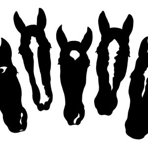 Custom Horse Head Stickers