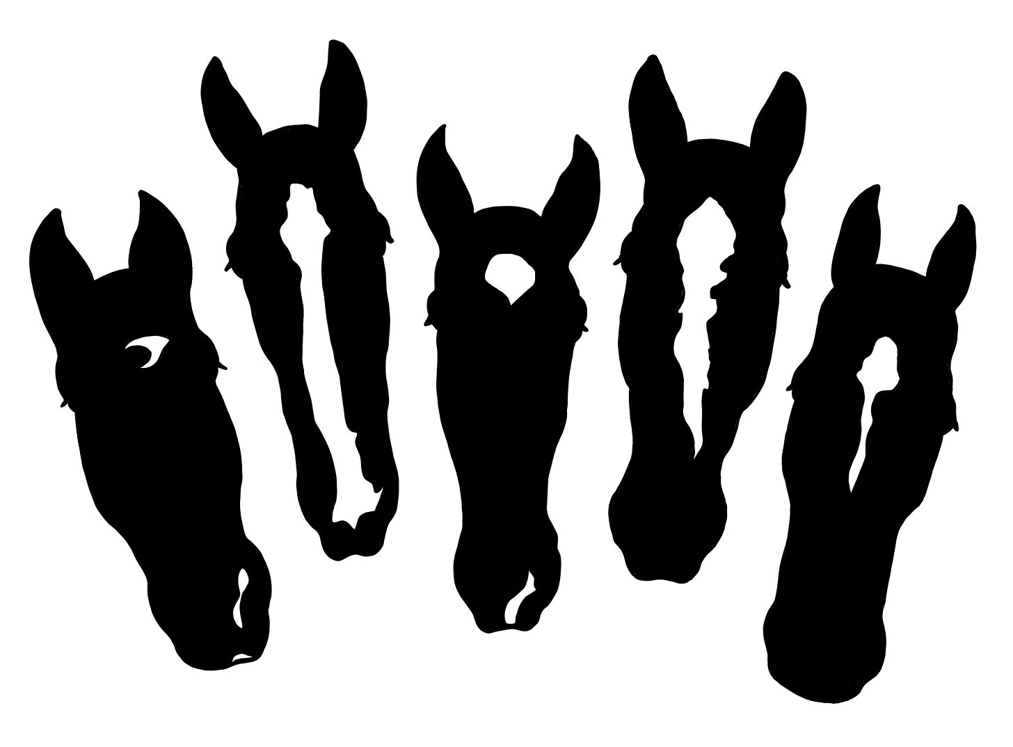 ADDITIONAL STICKERS Custom Horse Head Stickers Etsy