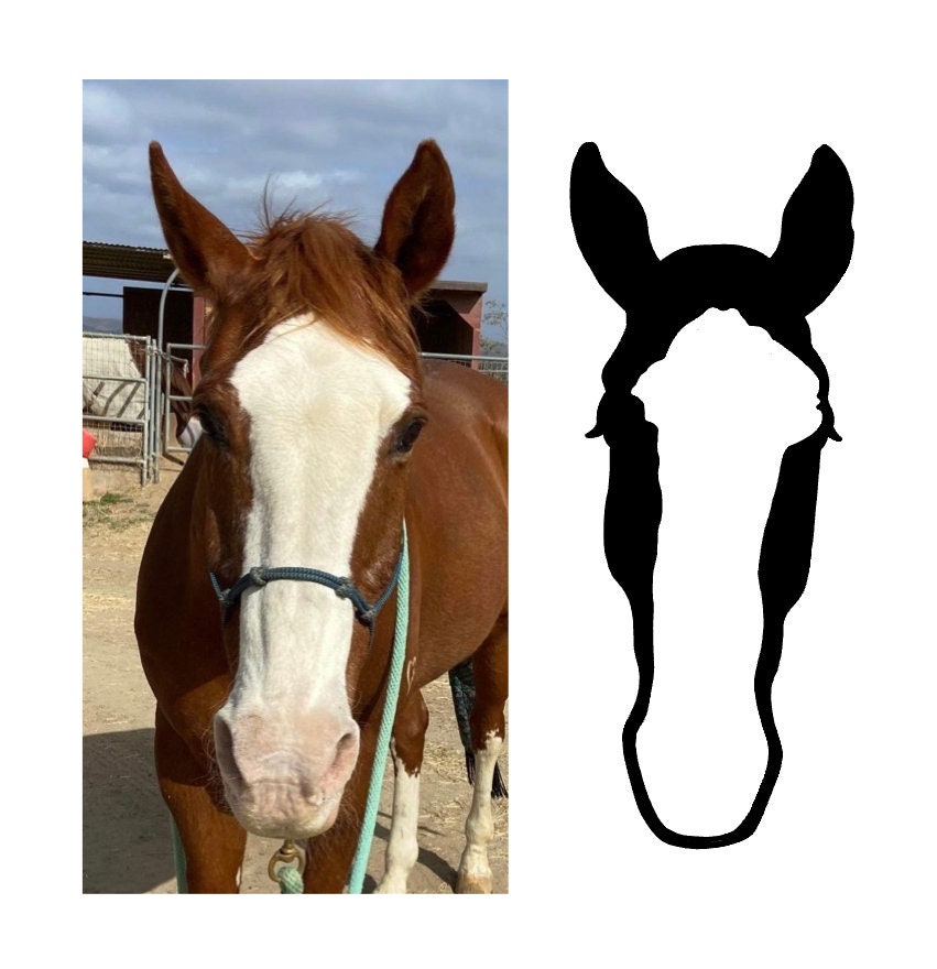 Custom Horse Head Stickers Etsy