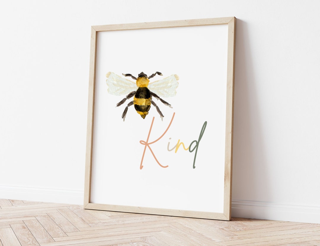 Bee Kind Printable, Bee Kind Poster, Classroom Decor Elementary ...