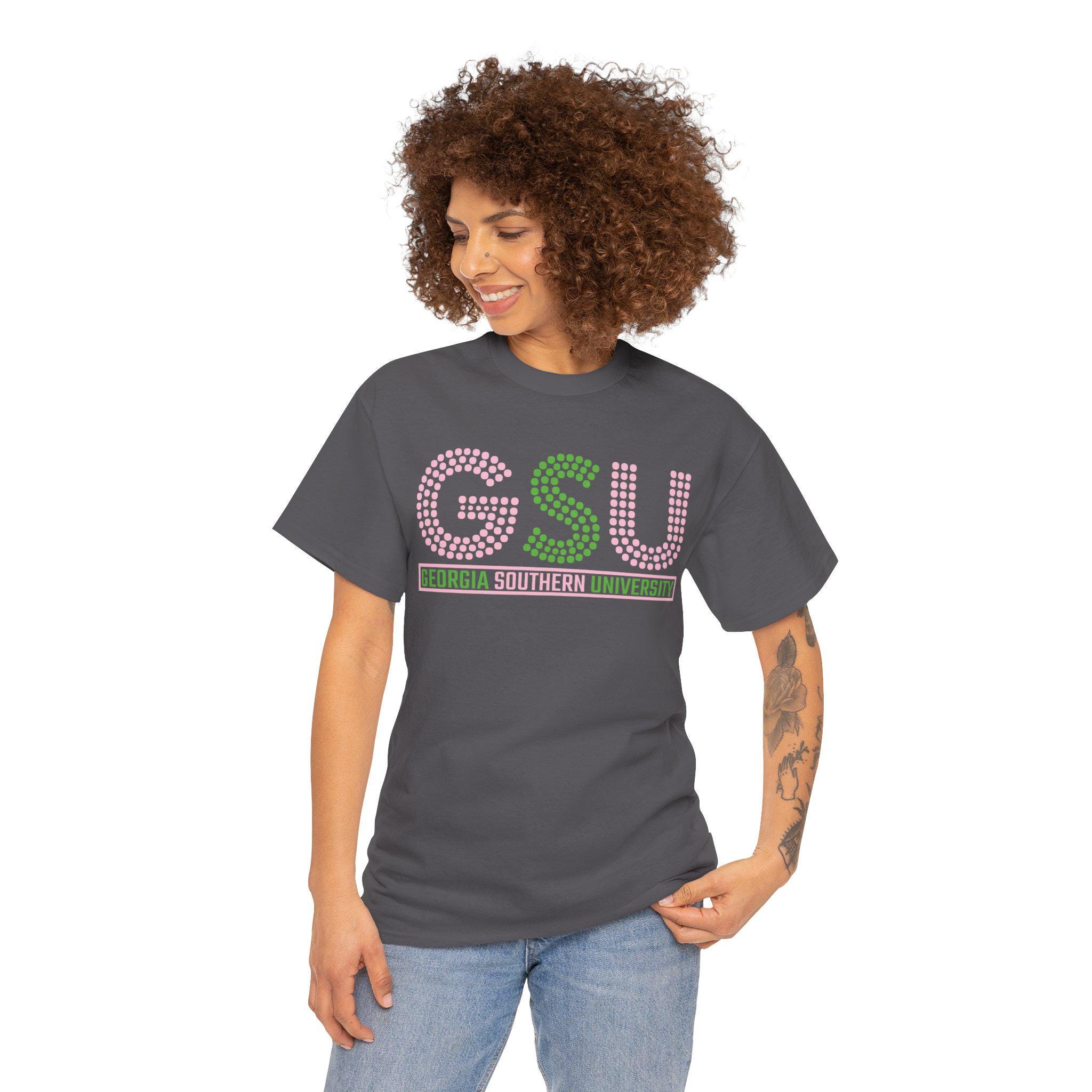 Georgia Southern Eagles Mom T-Shirt - Proud Parent Shirt, Denim Heather, Officially Licensed