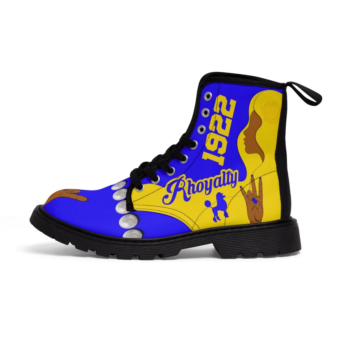 1922 Rhoyalty High Top Boots Sigma/gamma/rho High Top Boots for Pretty