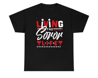 Living The Soror Life Bedrucktes T-Shirt - Delta/Sigma/Theta Tees - Delta Sigma Theta HBCU Griechische T-Shirts - Sorority Geschenke