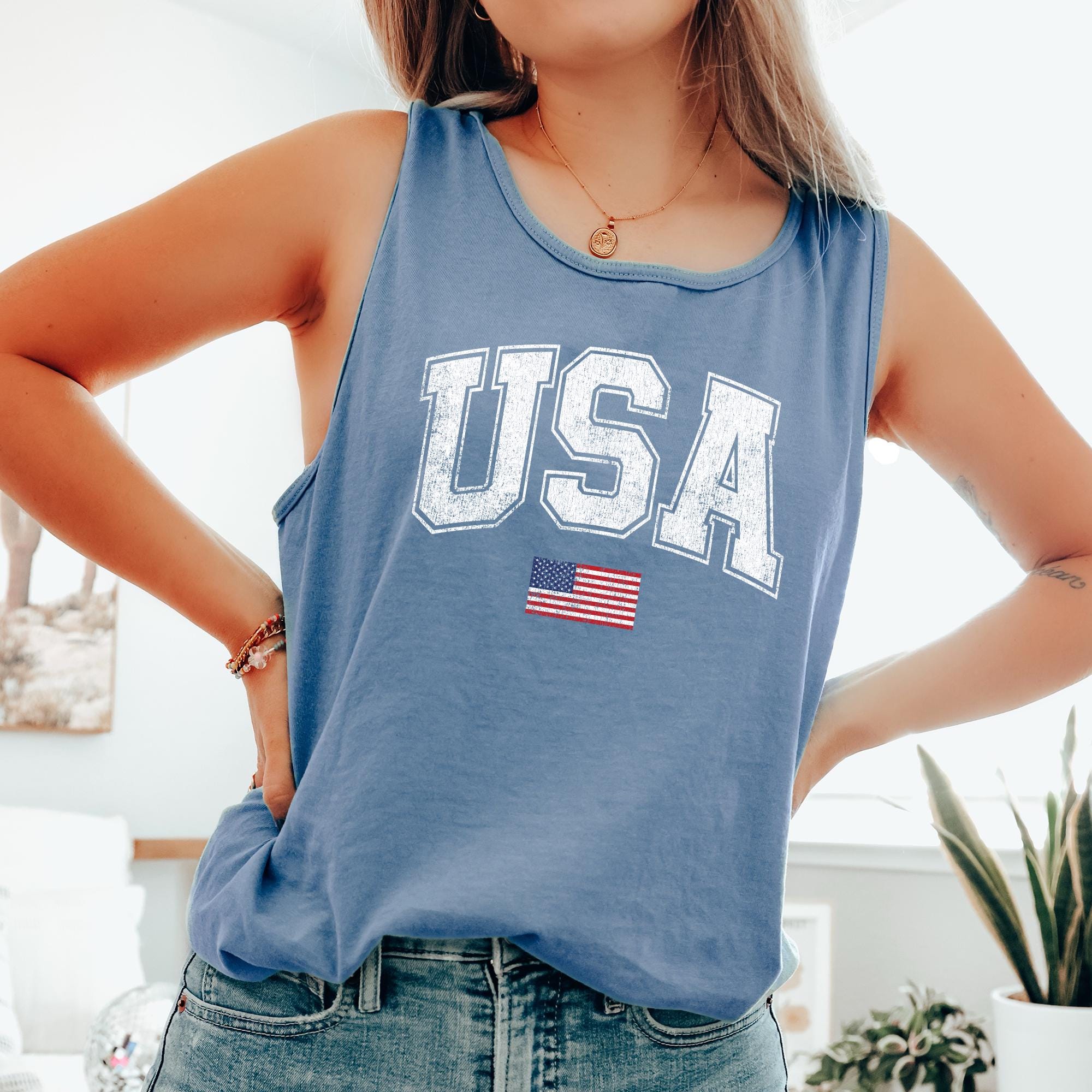 ifsixwasnineアメリカ国旗デザイン タンクトップ Amazon | Pacific Surf メンズ 愛国的 アメリカ国旗 星柄 タンクトップ