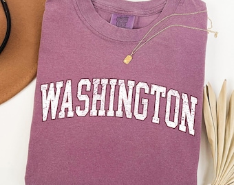 Washington Football Comfort Colors T-Shirt, Game Day Tee