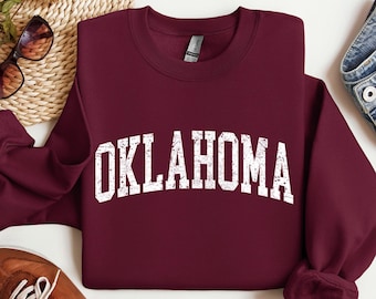Oklahoma Football Sweatshirt, University Game Day Crew Neck