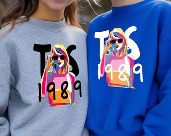 1989 Colorful Album Youth Sweatshirt, Swiftie Tshirt, TS, Swifty Youth Sweatshirt, Concert, Music, Pop Icon, Singer