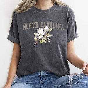 North Carolina State Flower Comfort Colors Tshirt, Flower Tee, Botanical, Gardening, Travel, Gift, Mother, Girlfriend