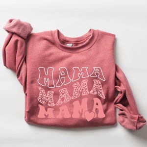 Muttertags-Sweatshirt, Muttertagsgeschenk, Geschenk für Mutter, Oma Comfort Colors Tshirt, Nana, Oma, Mama Rundhalsausschnitt, neue Mutter Geschenk