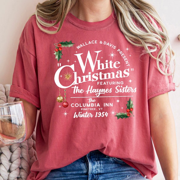 Christmas White Movie Poster, 1954 Comfort Colors, Christmas Tshirt, Vintage White Christmas Shirt, Christmas Movie Shirt, Classic